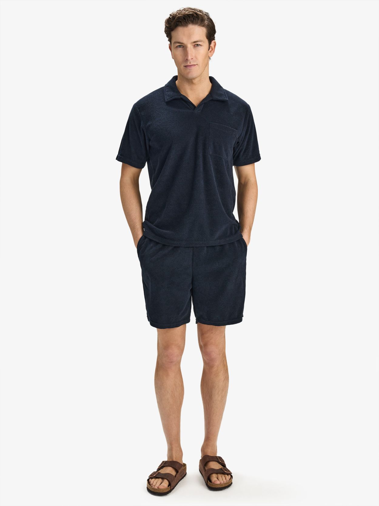 Image number 2 for product Marinblått Terryset