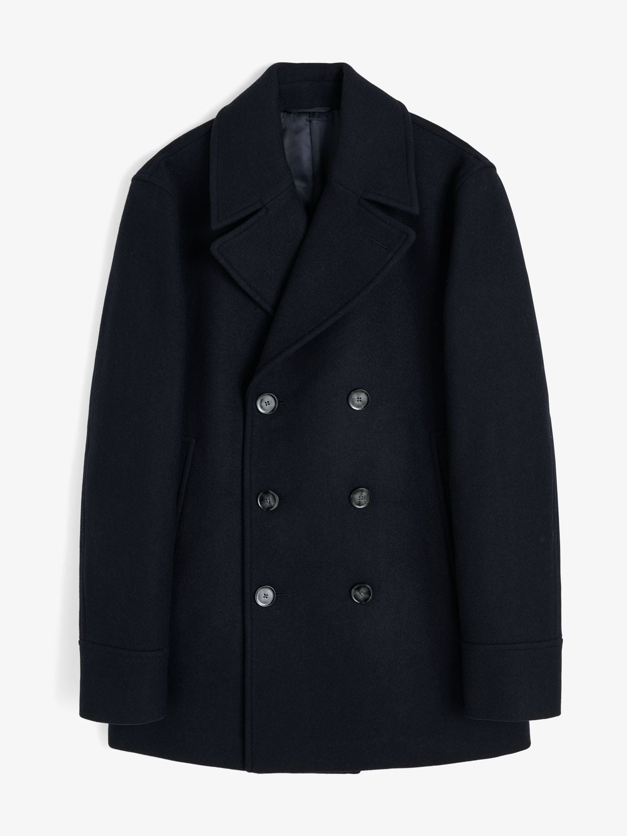 Men's Wool Pea Coat - Buy online | John Henric