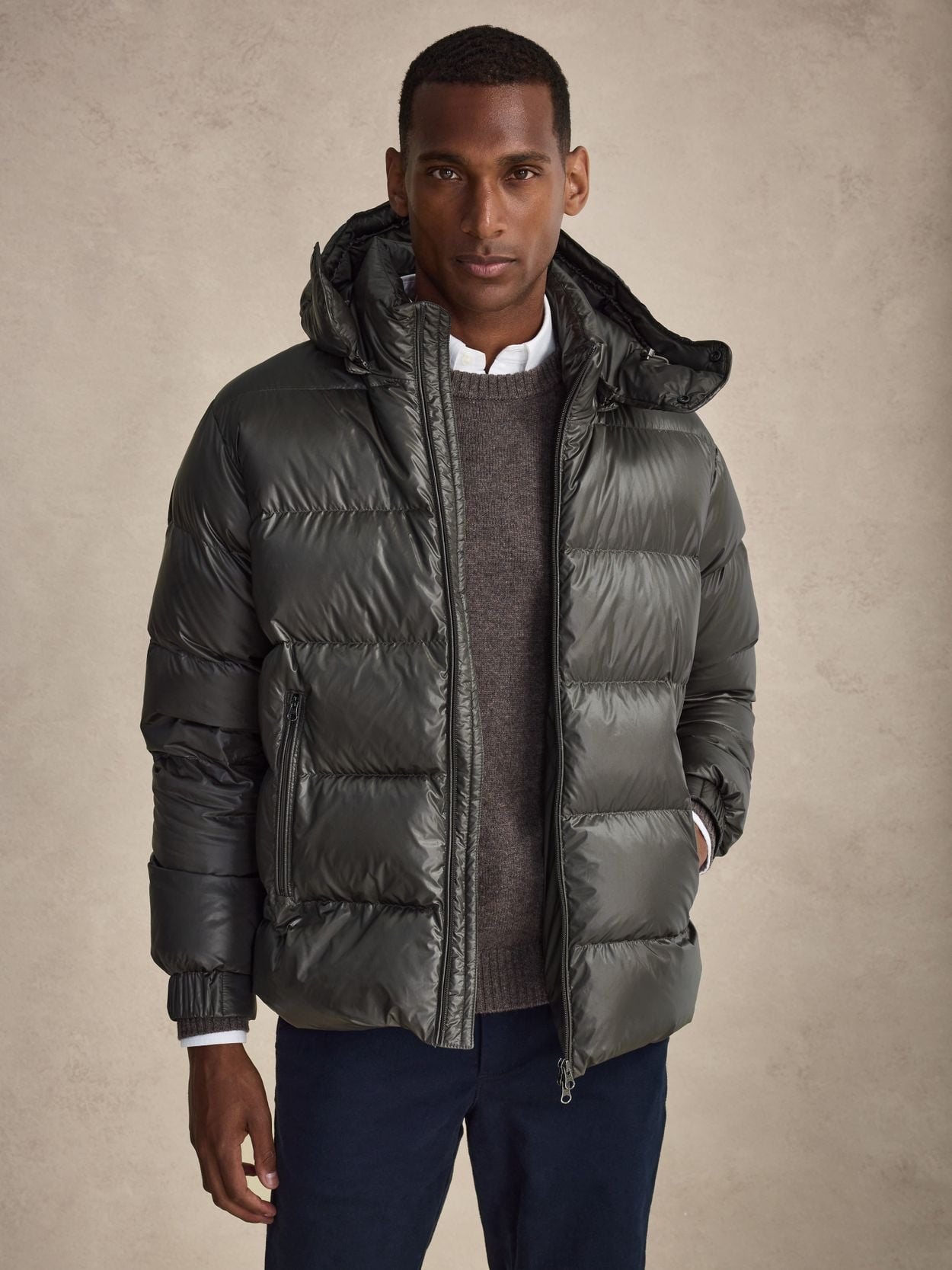 Daunenjacken GrÃ¼ne Westen Herren Herren Daunenjacke Mit