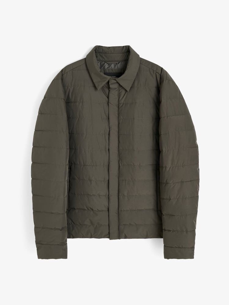 Grüne Wattierte Jacke