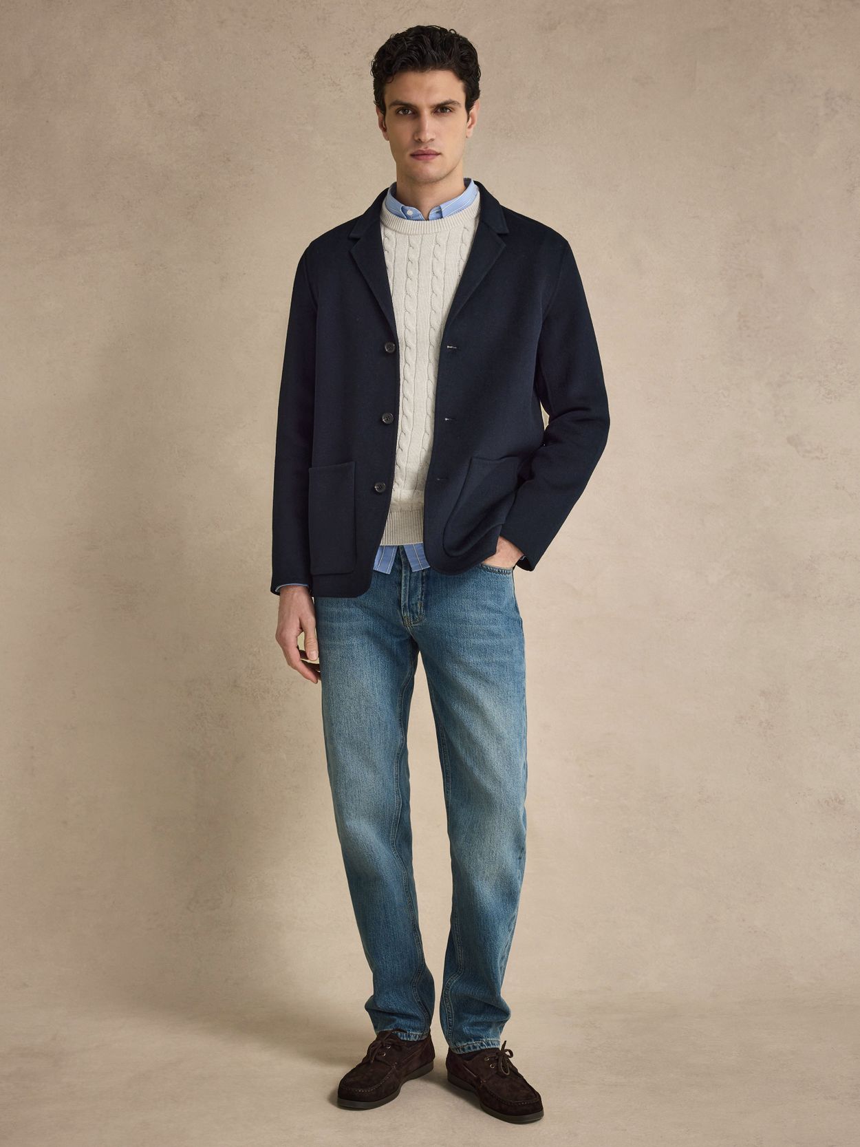 blue dress jacket Steel Blue Jacket