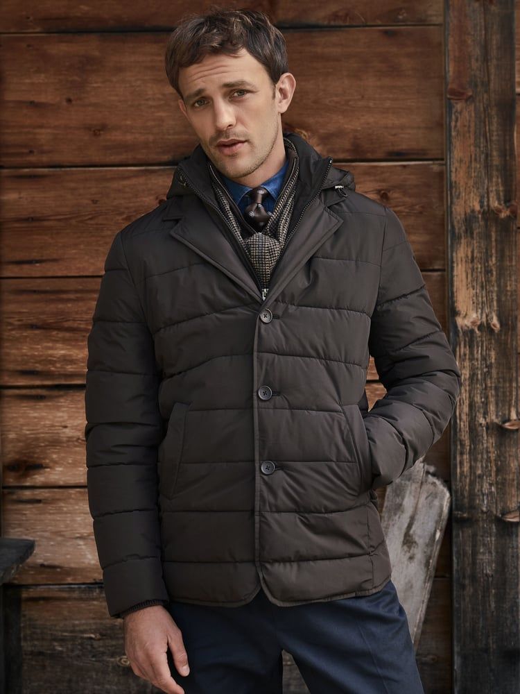 Dark Brown Padded Jacket
