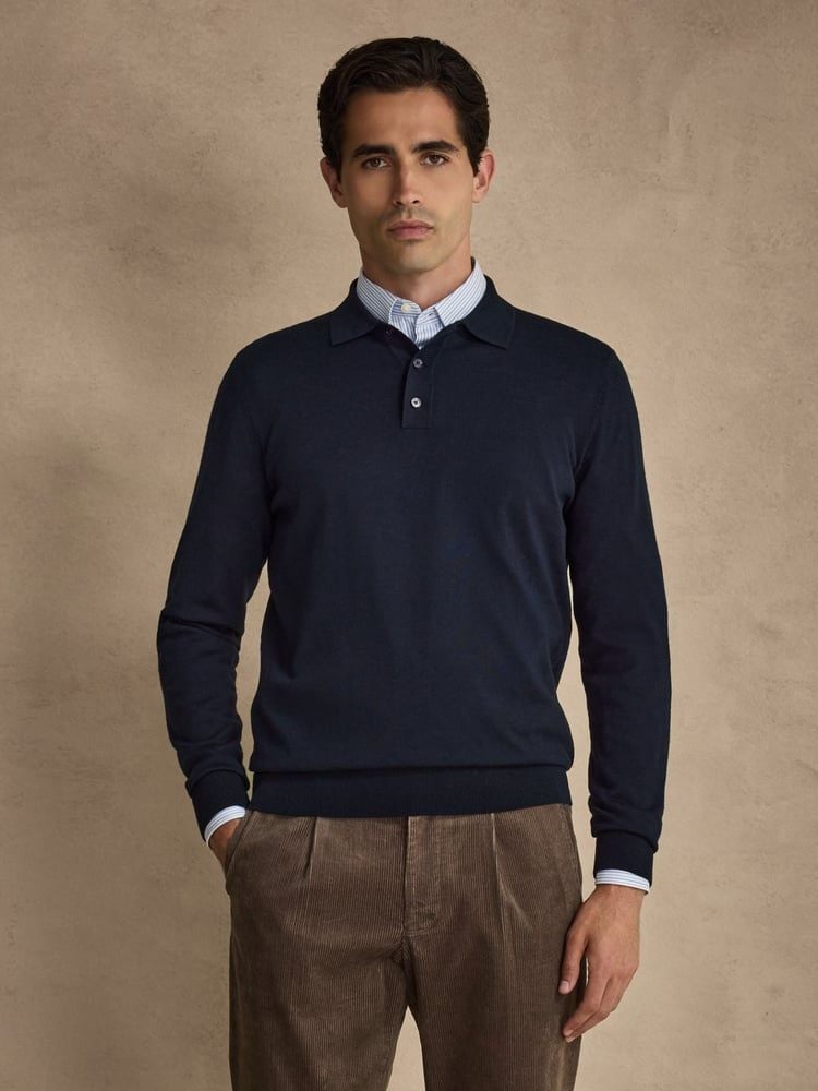Navy Blue Polo Shirt