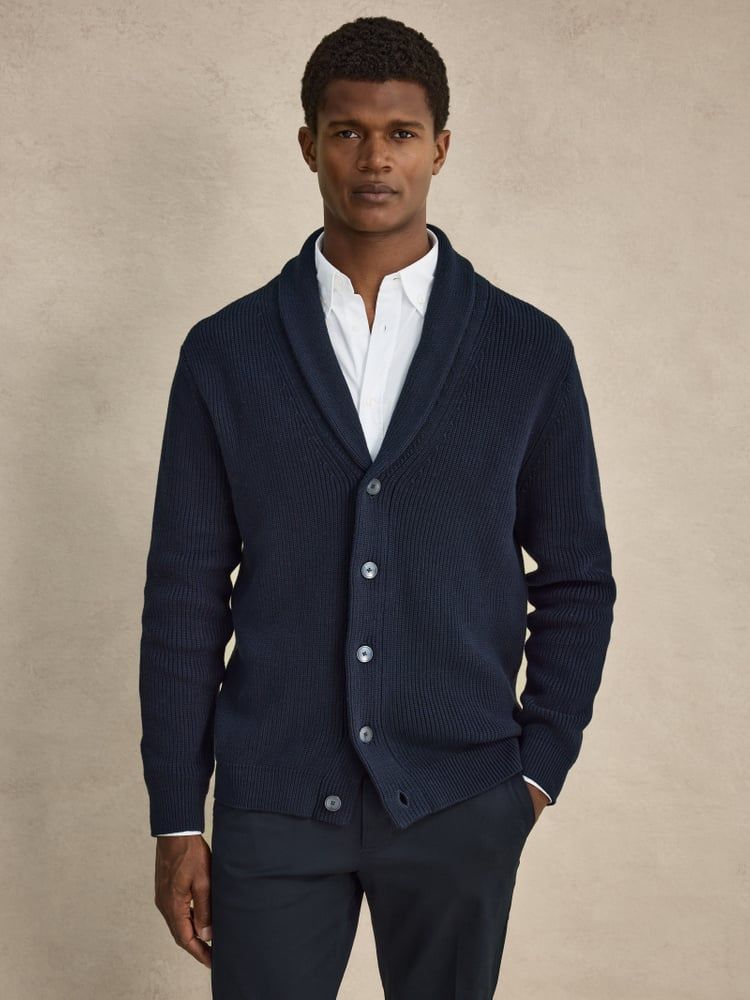 Navy Blue Cardigan