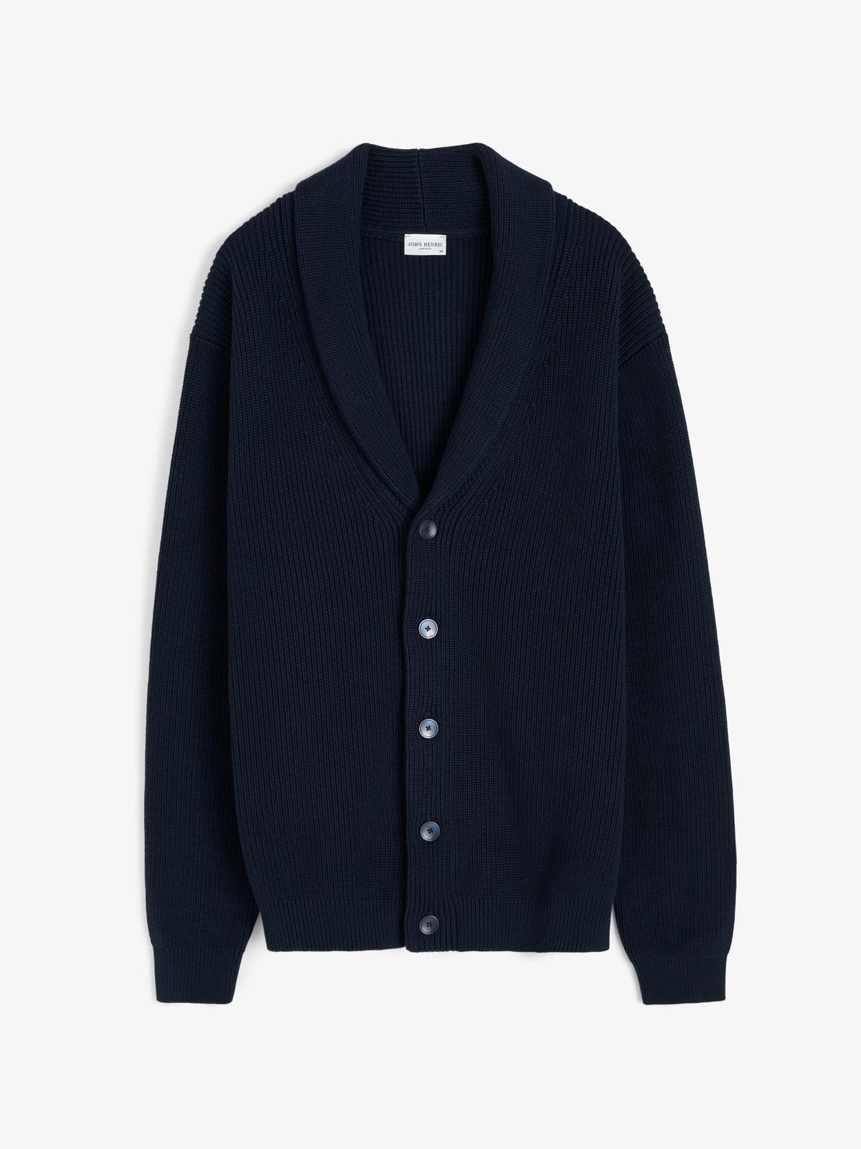 Cardigan Homme John Varvatos Col Châle Bleu Stream - Linen/coton - Taille XL - Neuf Sans étiquette
