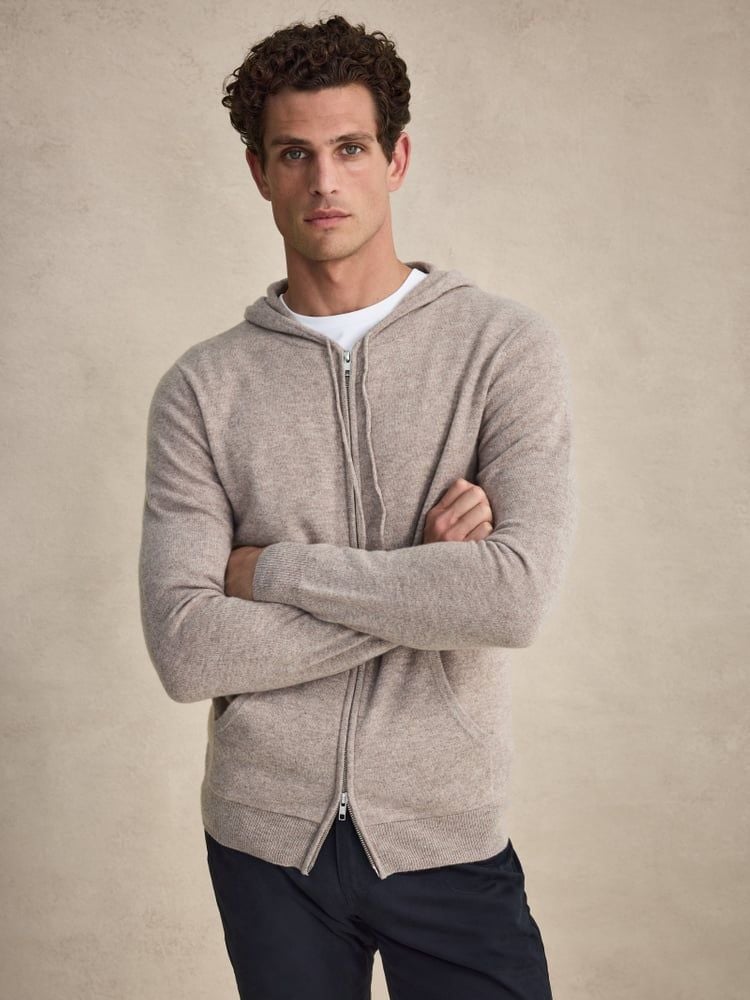 Beige Cashmere Sweater