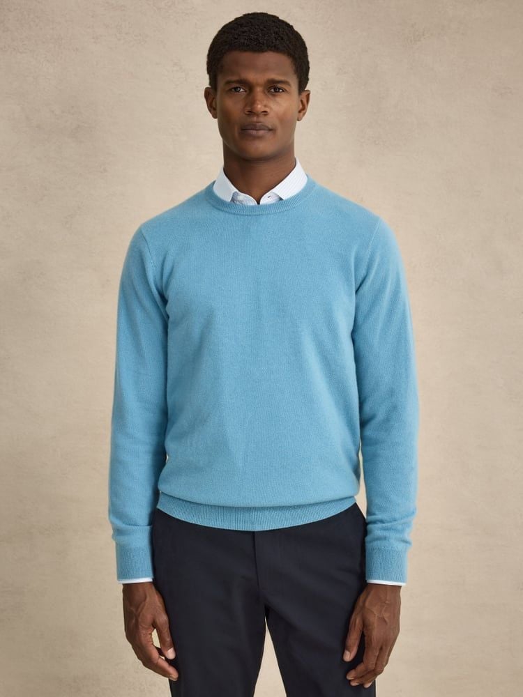 Blue Cashmere Sweater