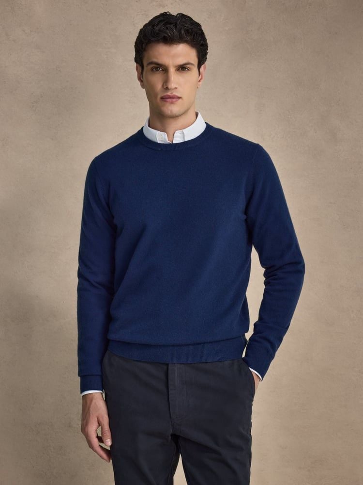 Indigo Cashmere Sweater