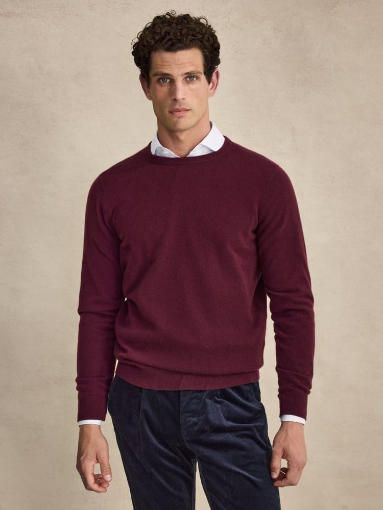 Burgundy Cashmere Sweater