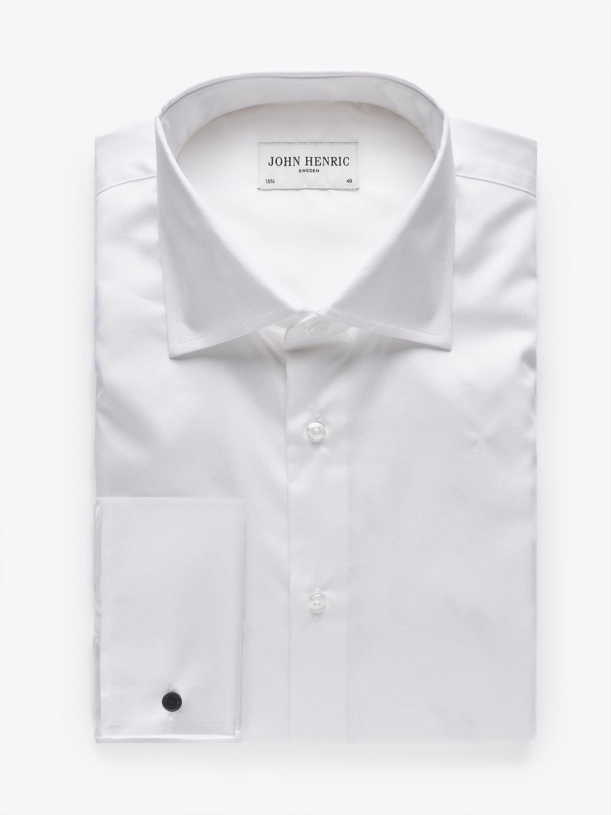 athletic fit mens dress pants White Slim Fit Microfiber Dress Shirt with Fly Front and Barrel Cuffs main image 0