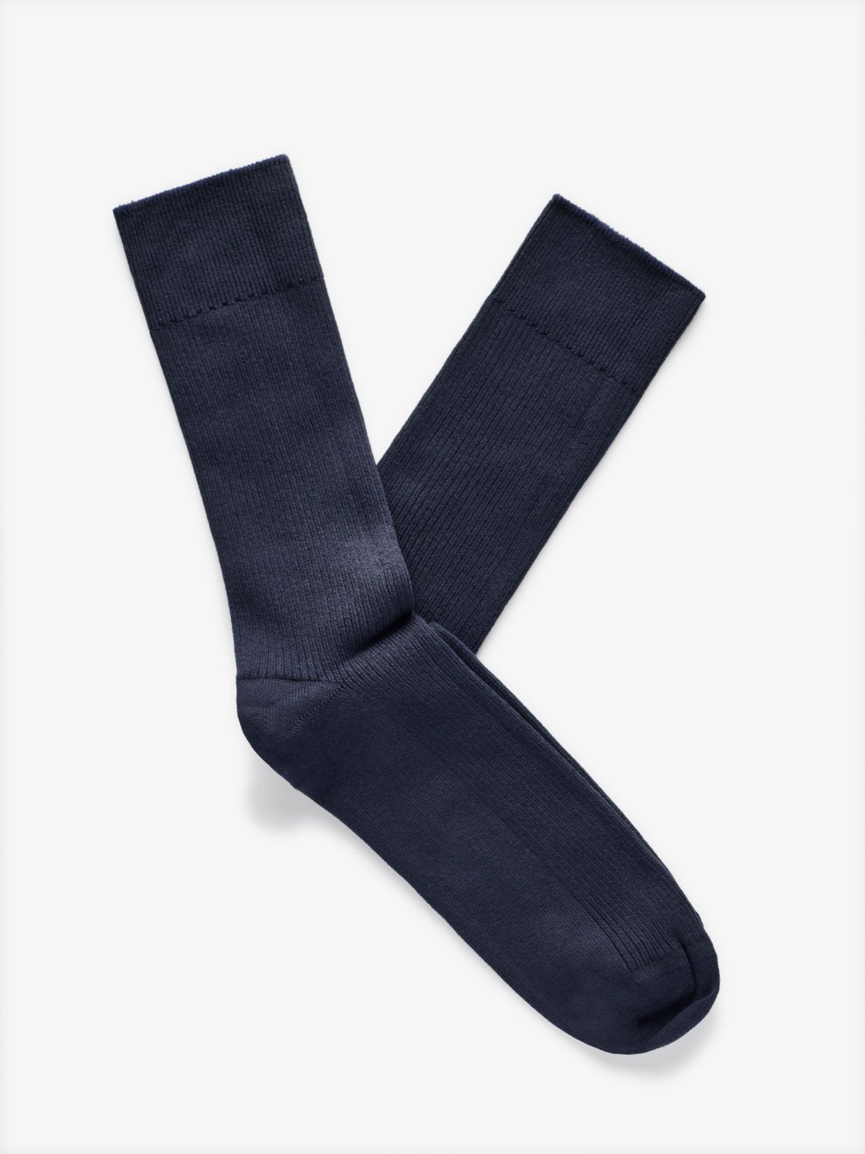 Navy Blue Socks - Cotton Ribbed - Buy online | John Henric