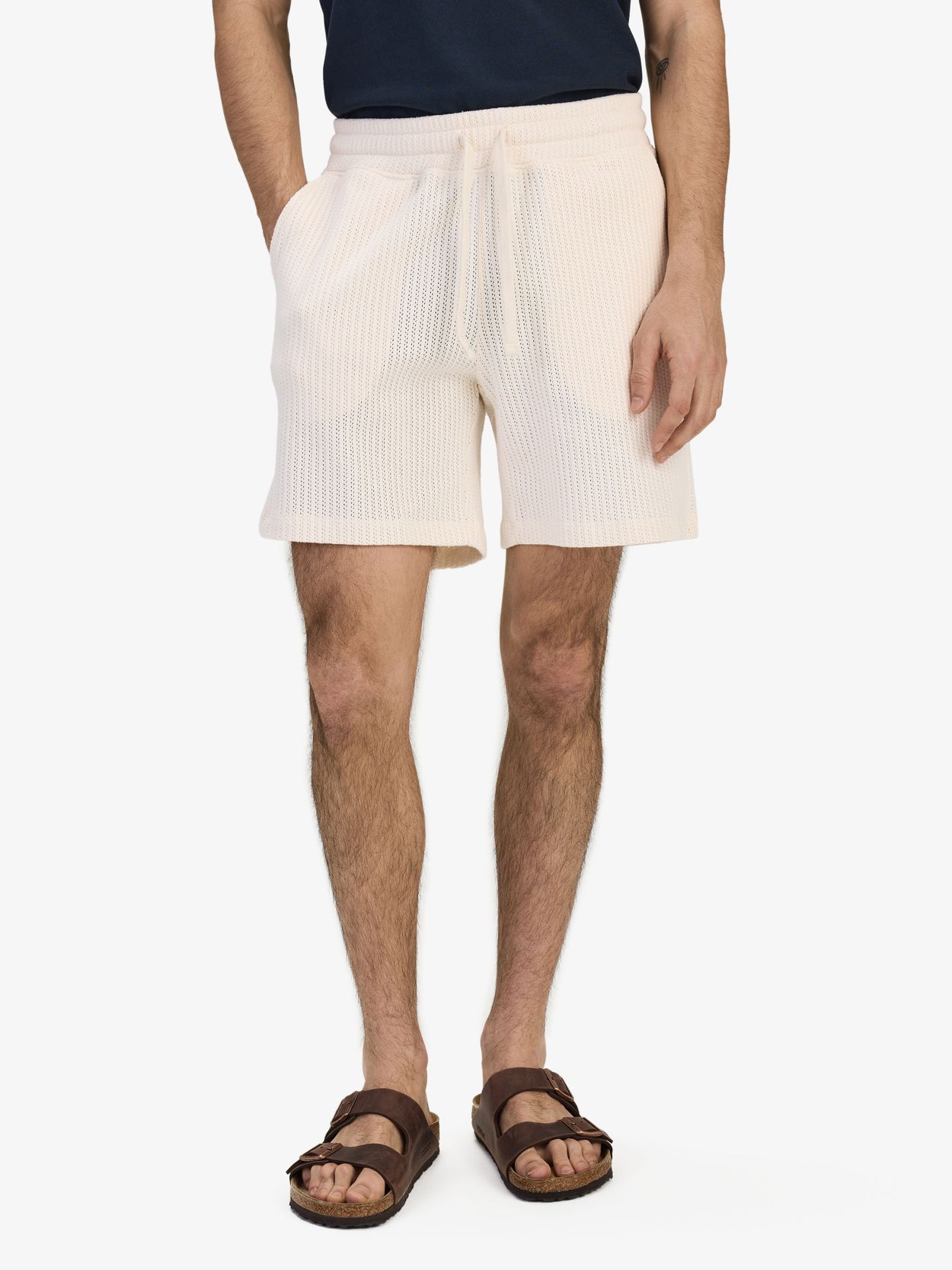 Image number 6 for product Krämvitt Casual Fit Virkat Set