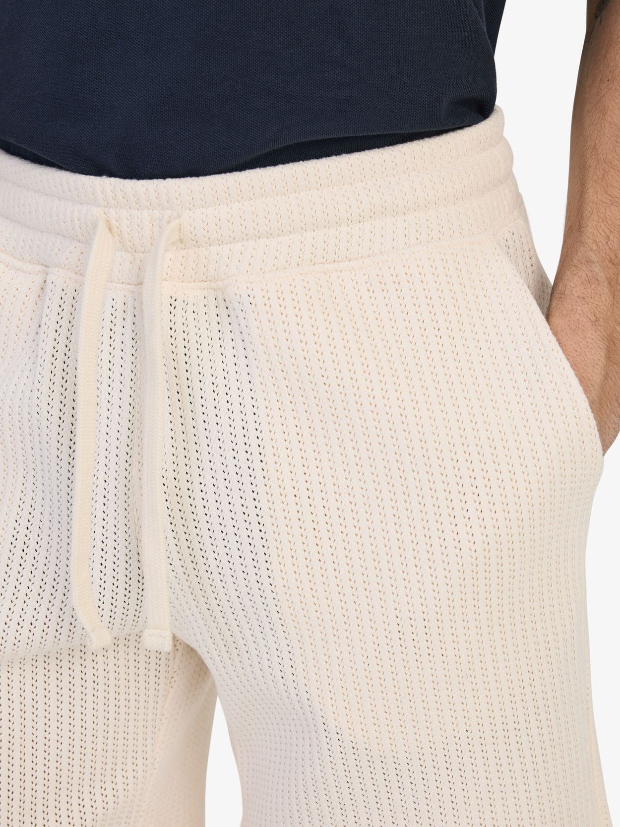 Image number 7 for product Krämvitt Casual Fit Virkat Set