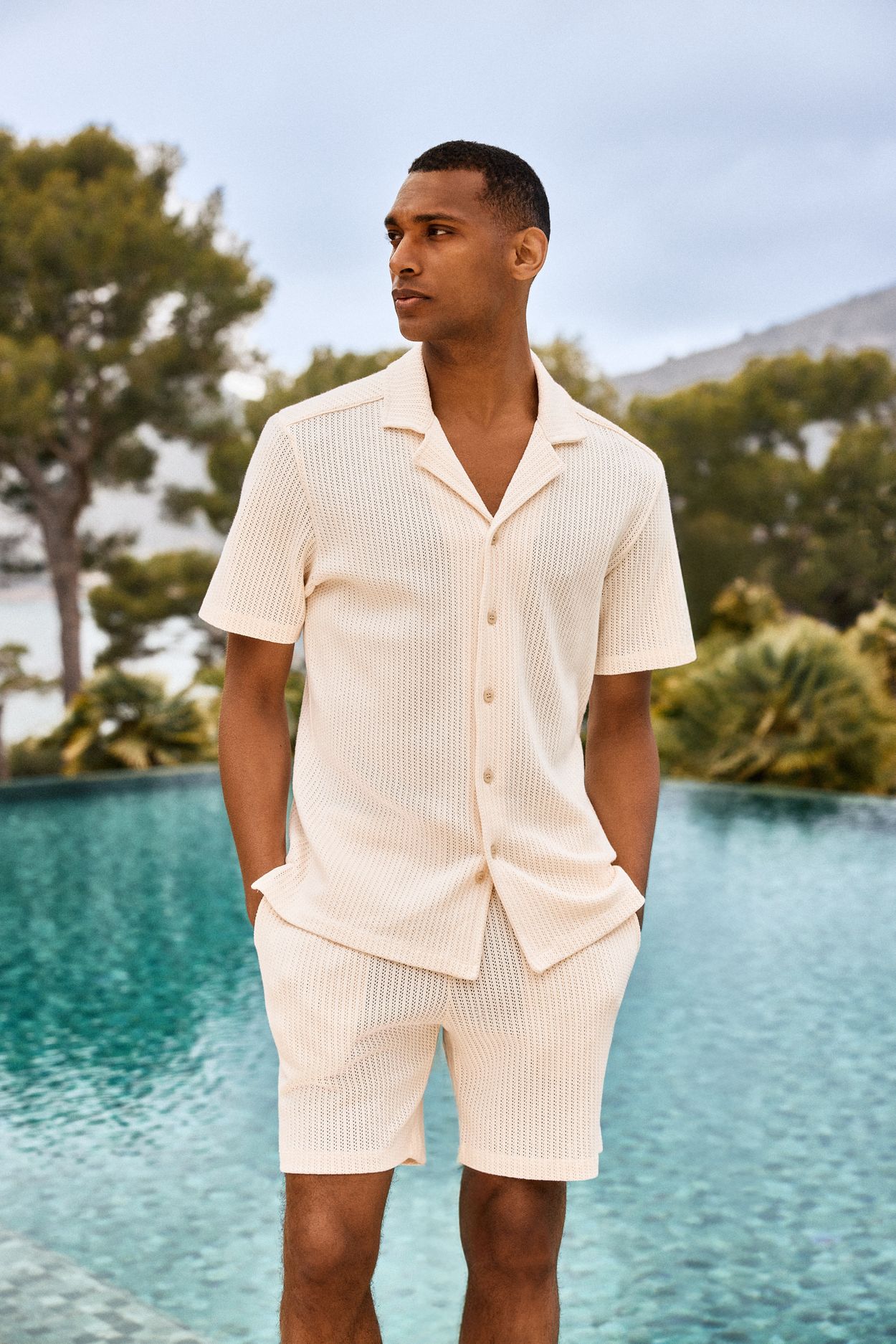 Image number 1 for product Krämvitt Casual Fit Virkat Set