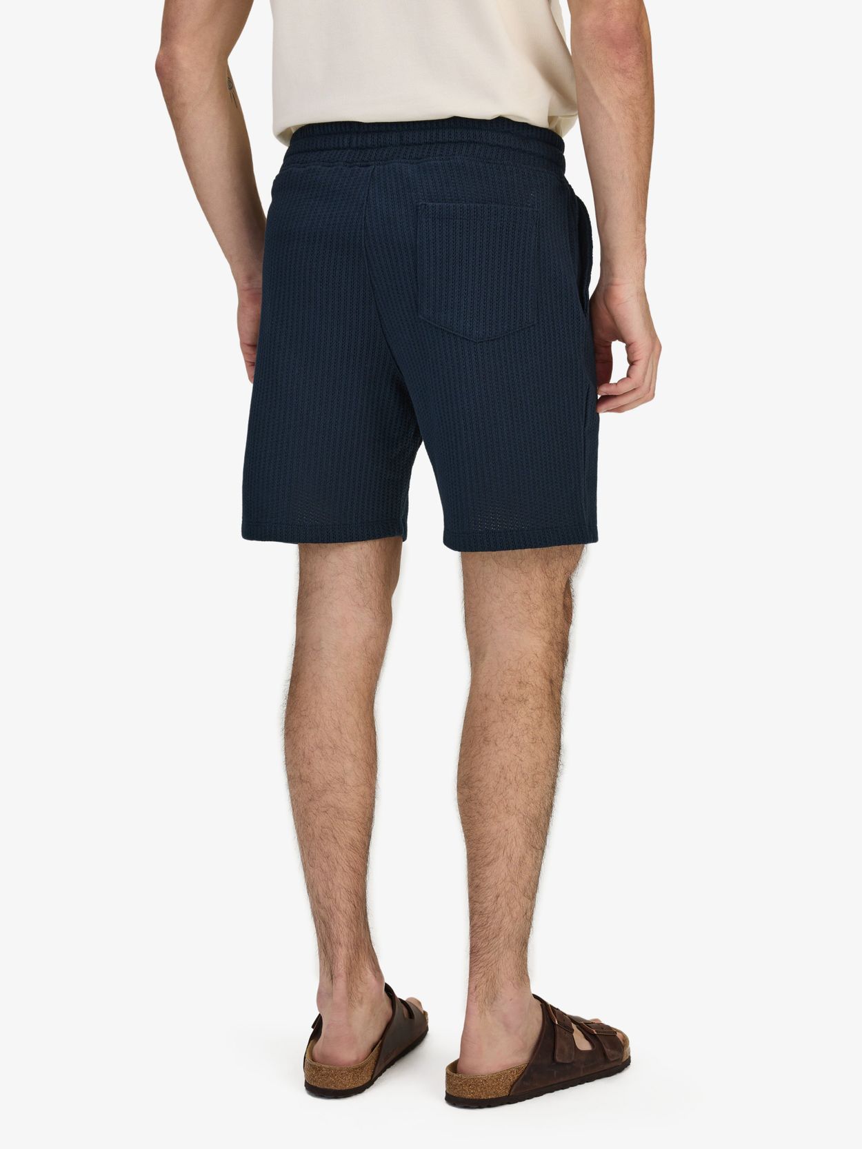 Image number 7 for product Marineblå Casual Fit Heklet-sett