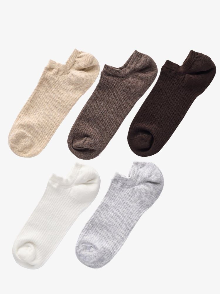 Beige 5-Pack Socks