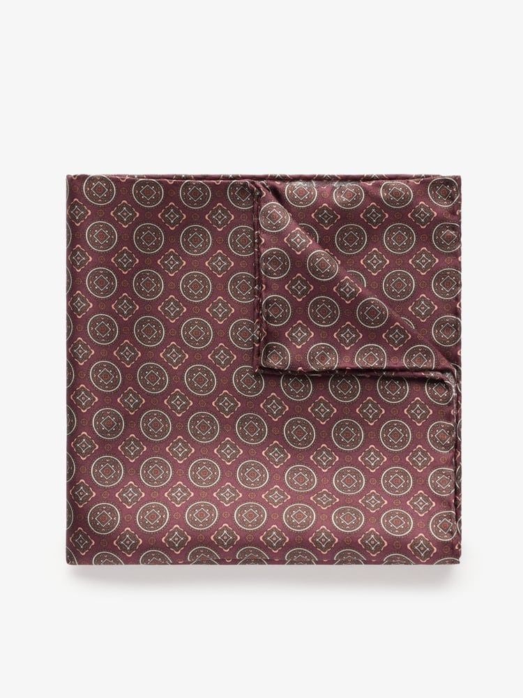 Burgundy Pocket Square
