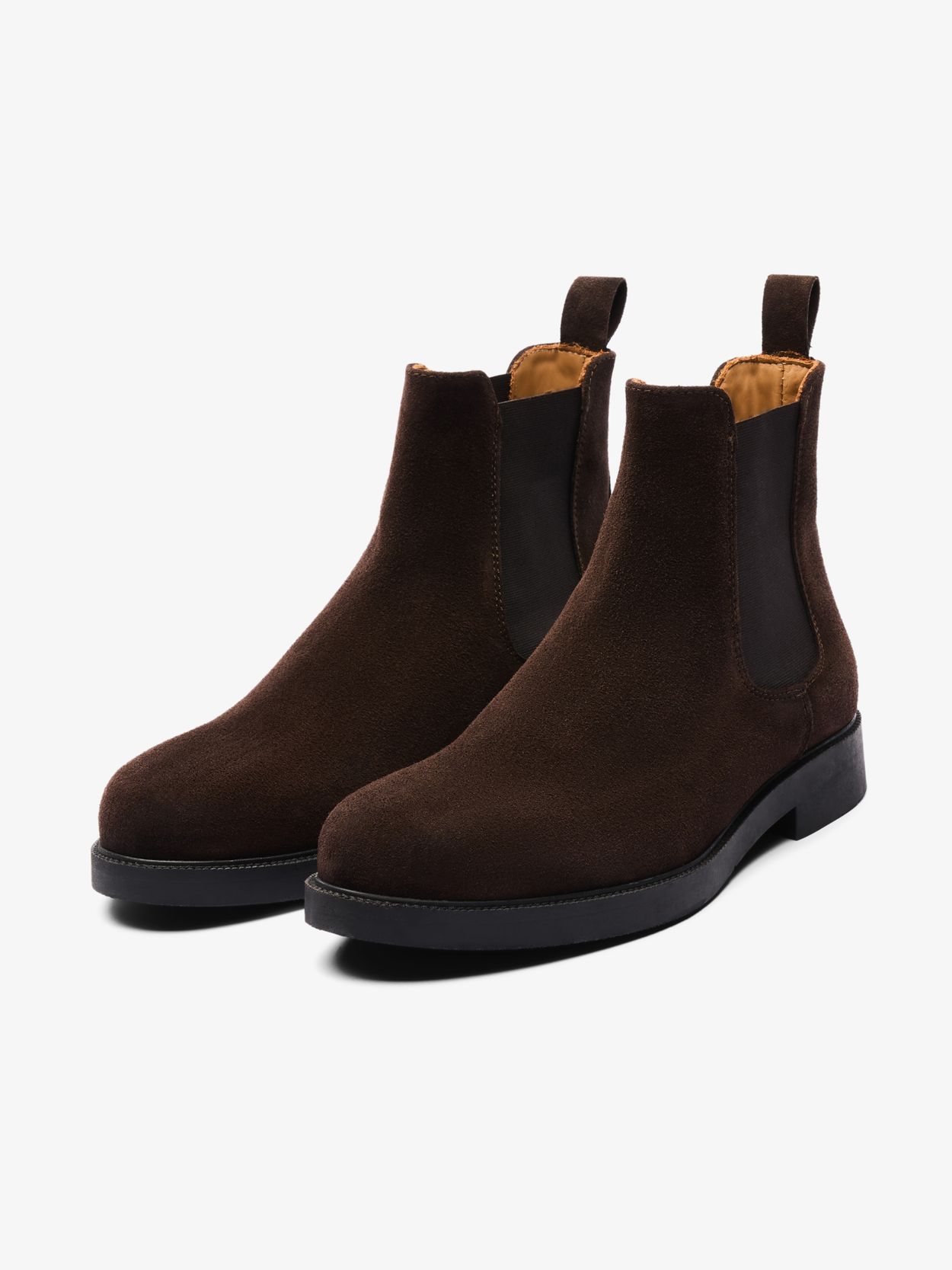 Beautiful Swede Men\'s Brown Suede Chelsea Boots by BP size 9. You’ll love em! Shawn Mid Brown Suede Chelsea Boot main image 2