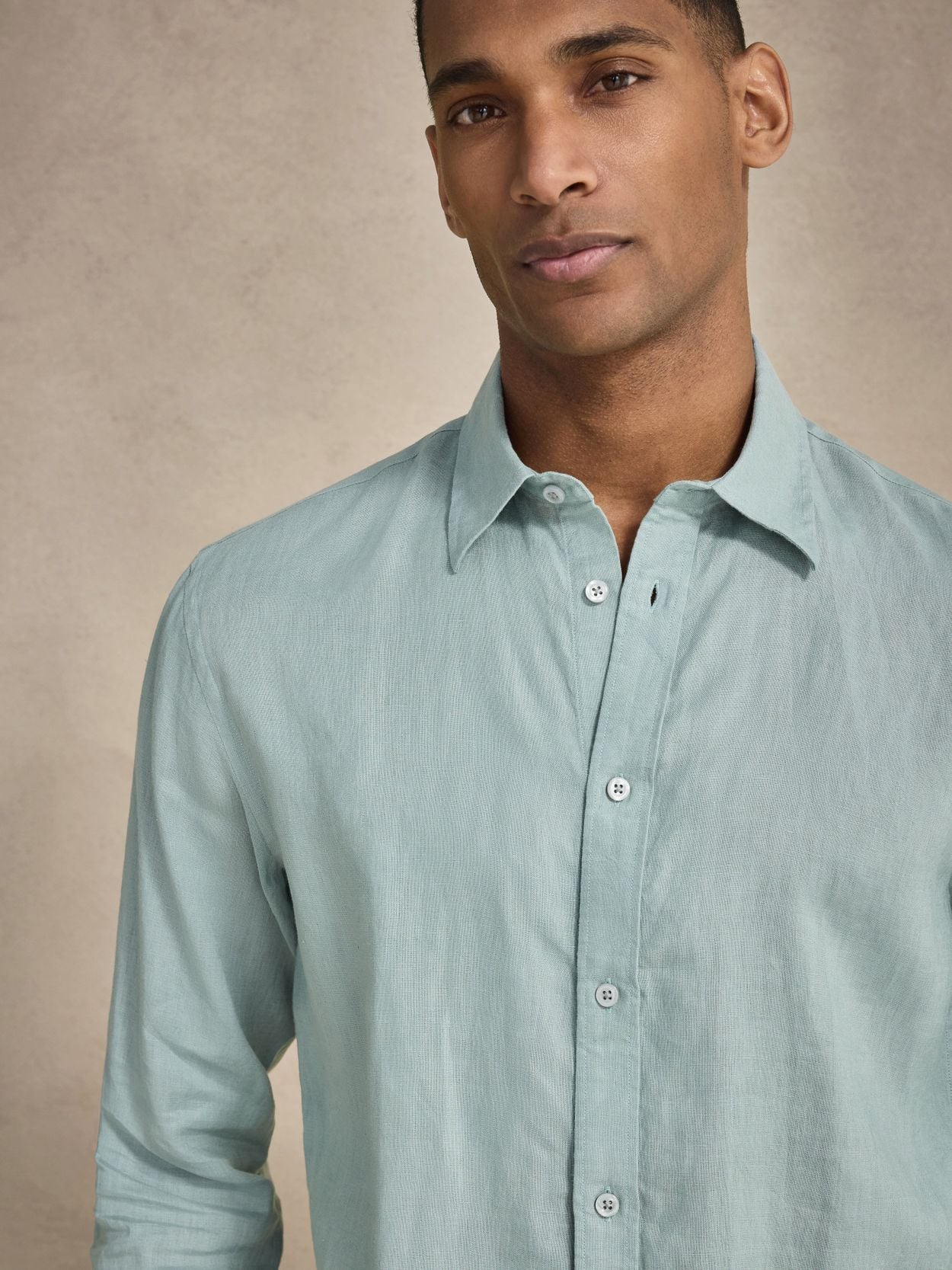 Mint Green Linen Shirt - Linen Casual Fit - Buy online | John Henric