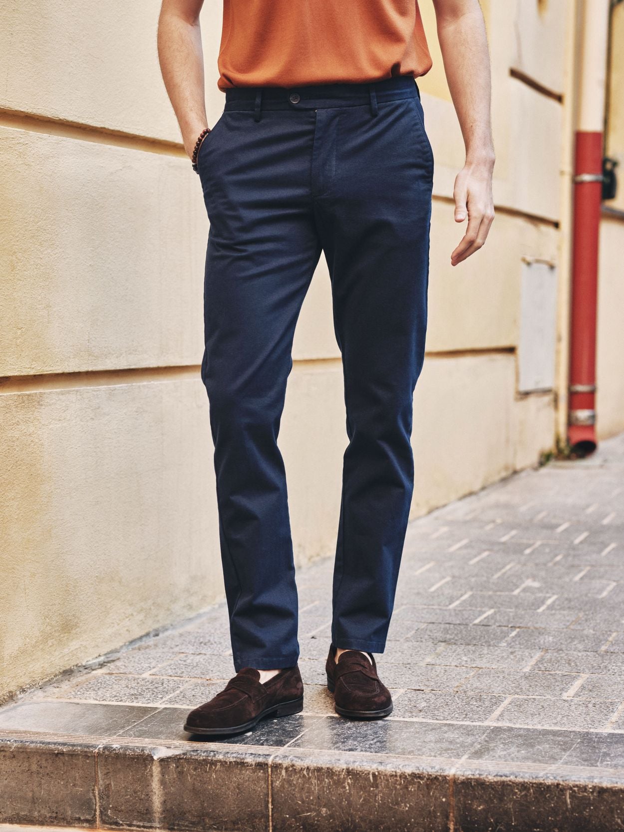 John Henric - Navy Blue Chinos - 30