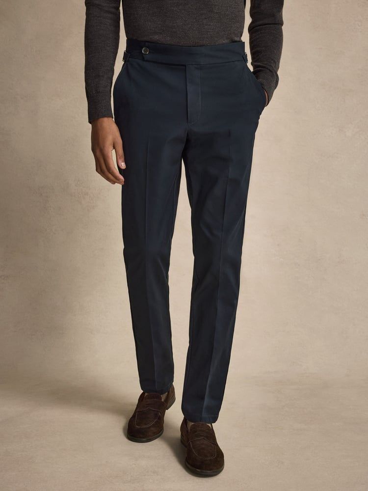 Navy Blue Chinos Slim Fit