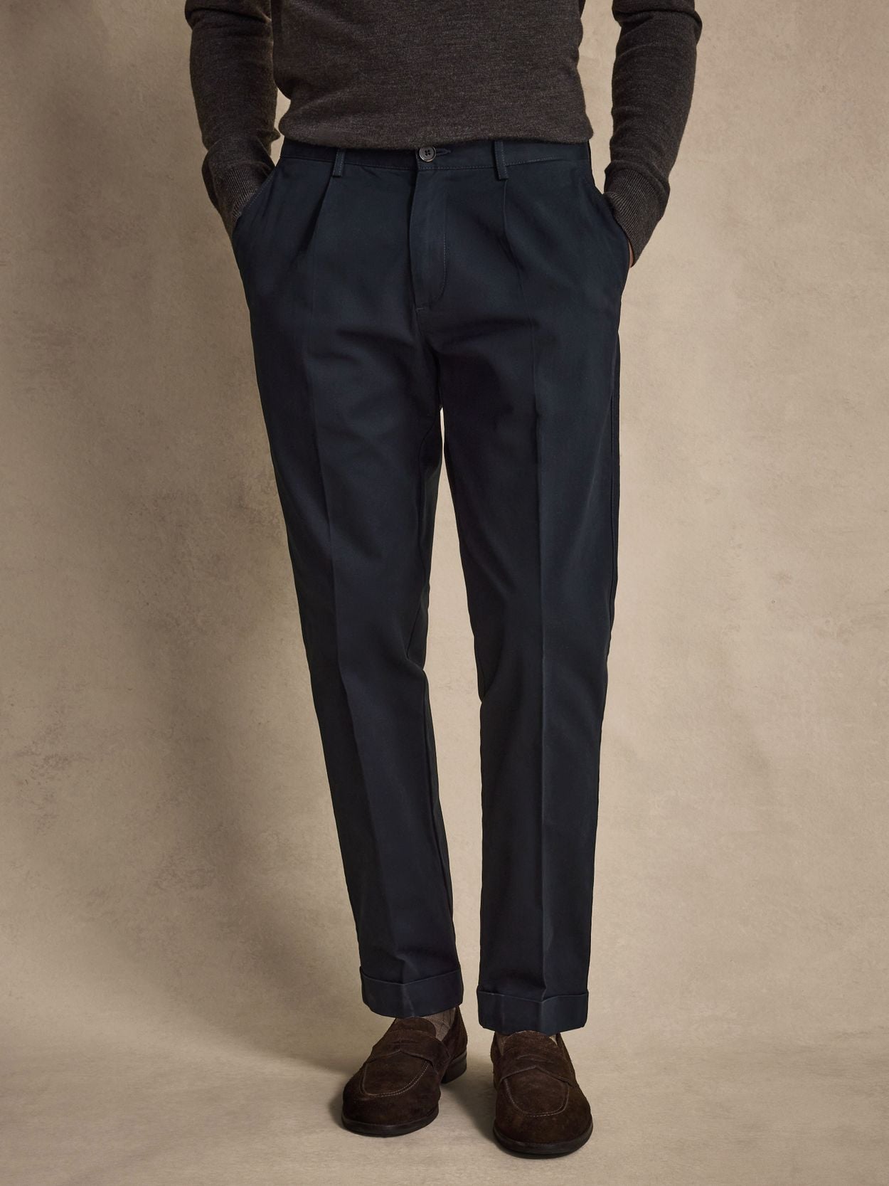 mens navy blue pleated dress pants Proper Cloth Navy Linen Wide Leg Pleated Men's Custom Dress Pants