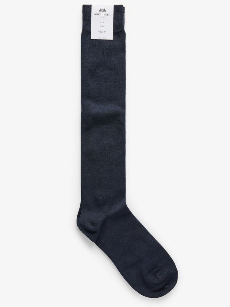 Navy Blue Long Socks