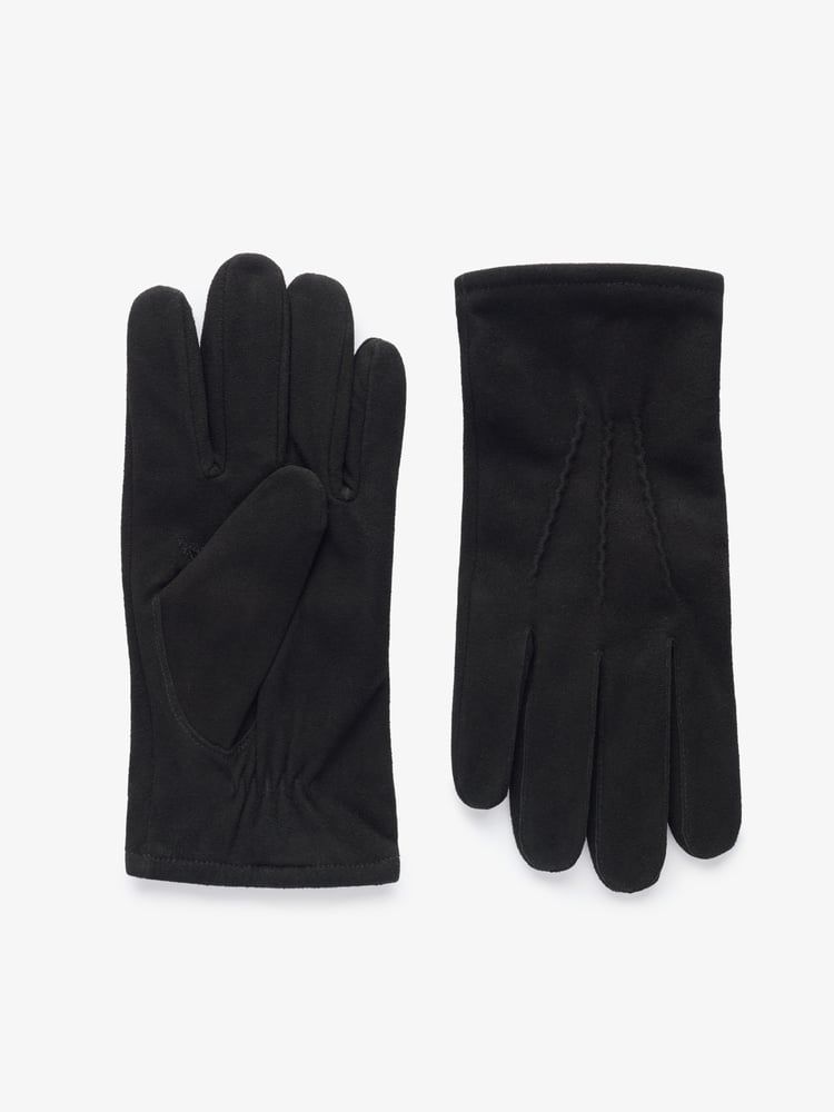 EEM Patrick herenhandschoenen van echt hertenleer met hoogwaardige wollen kasjmier-voering, luxe, premium, handgenaaid, donkerbruin, XL