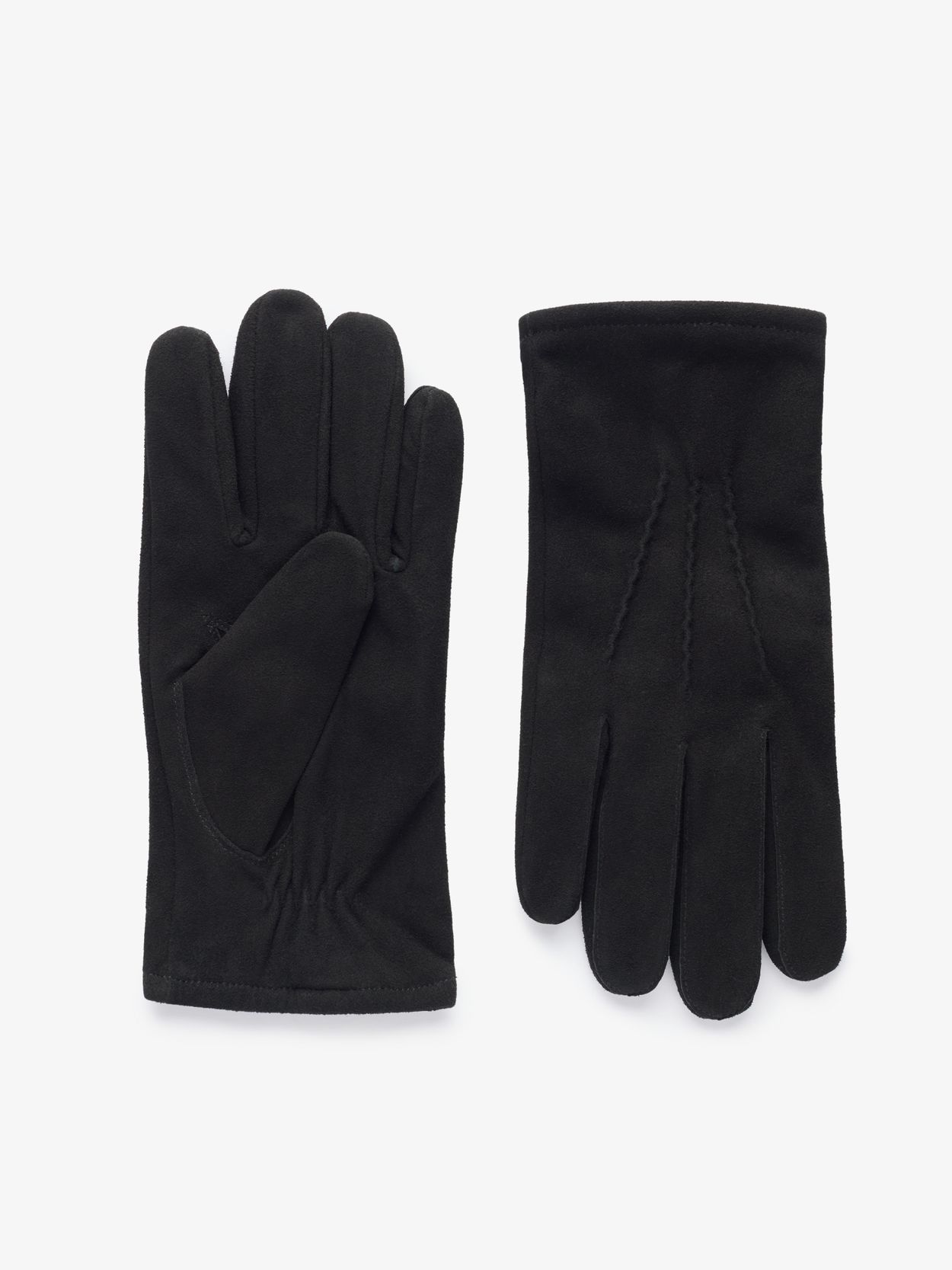 Black Suede Gloves - Men's suede gloves - Buy online | John Henric