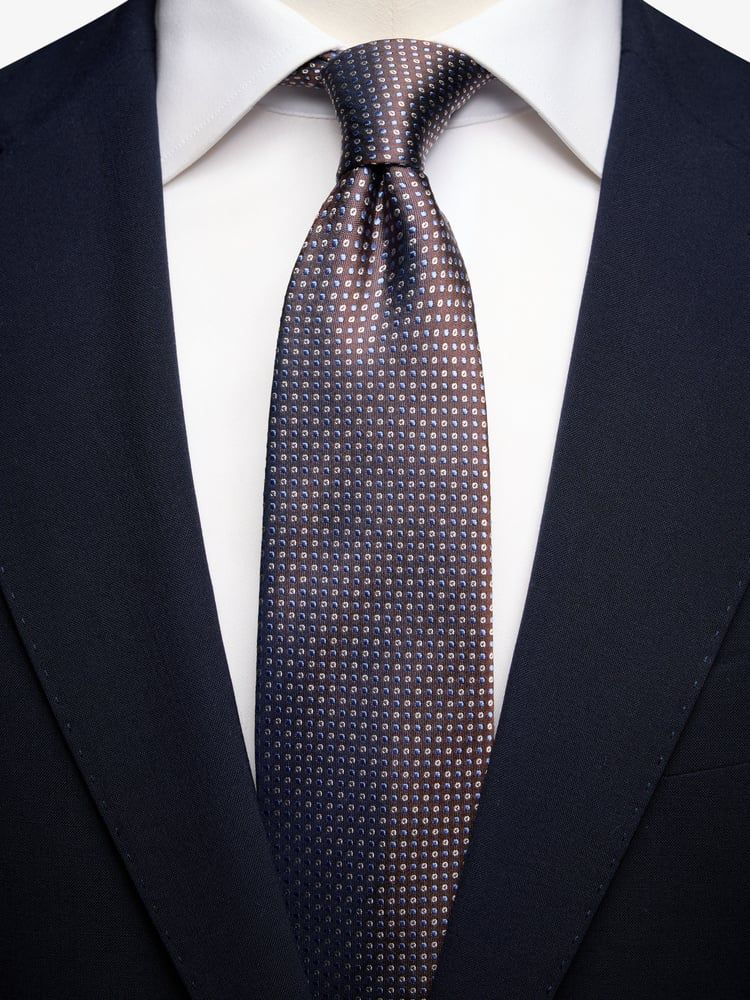 Cravate Homme OAZCVBNN à Pois Colorés – Polyester 3.6 Cm, Anti-déformation, Pour Mariage Et Travail