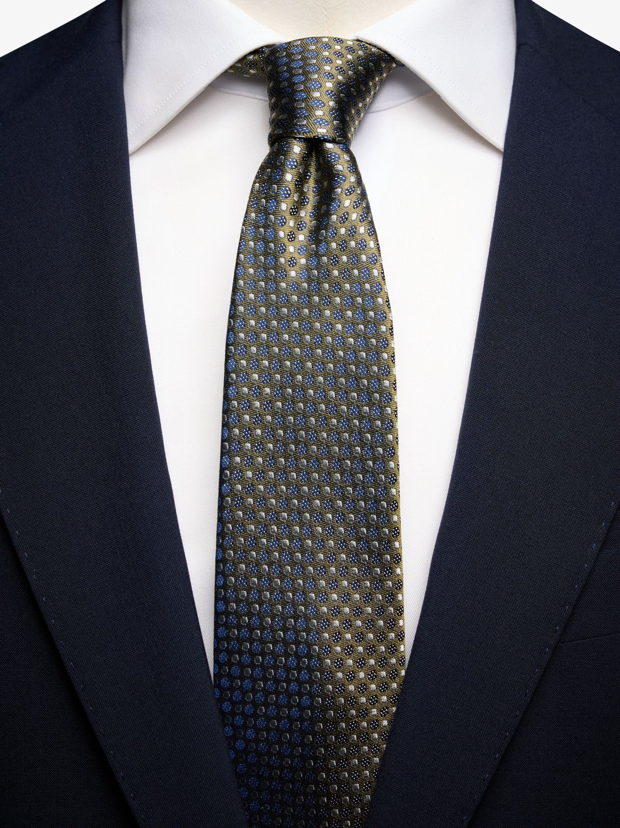 John Henric - Green Dot Tie - 7,5