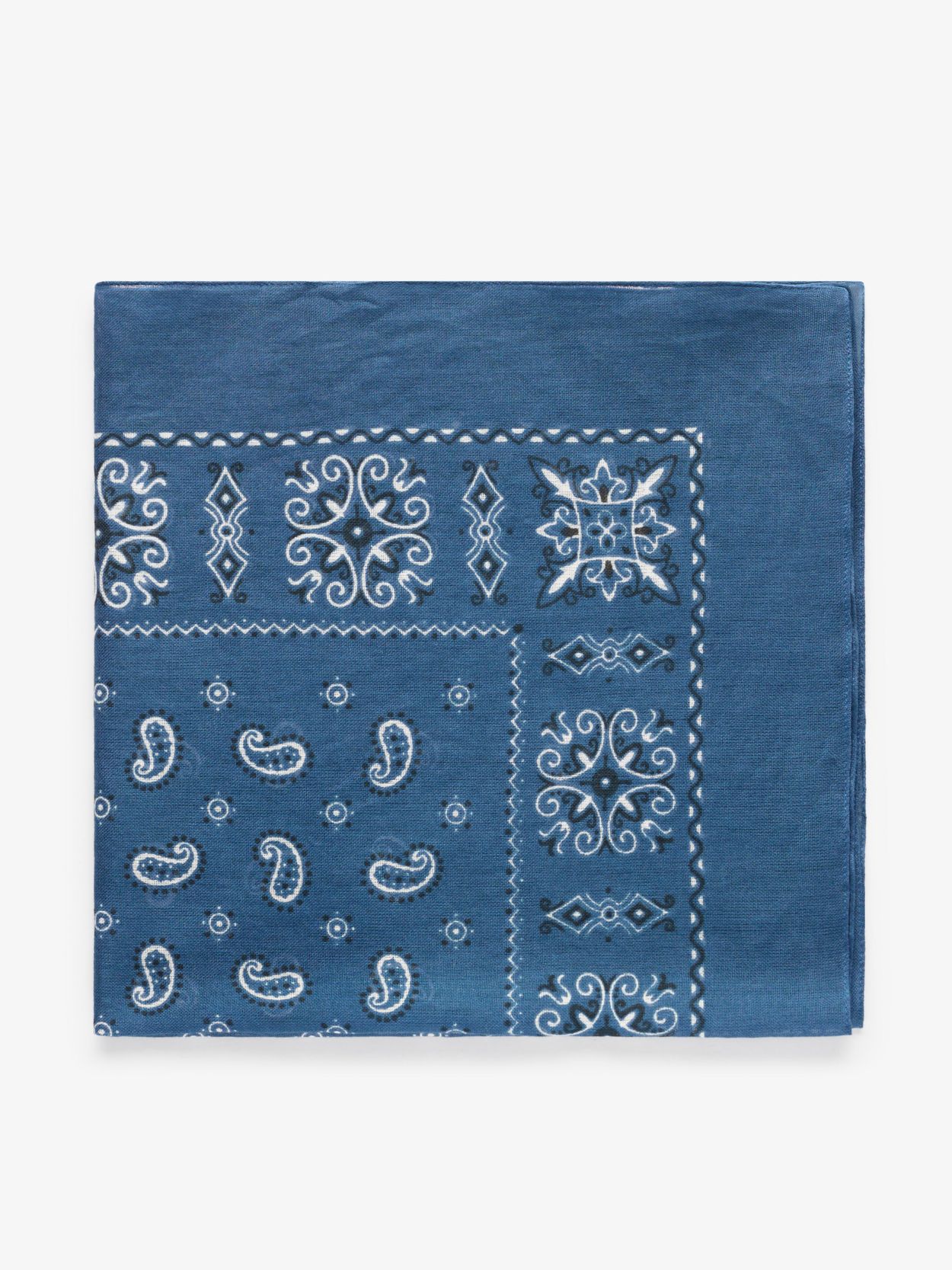 Blue Bandana - Cotton Paisley - Buy online | John Henric