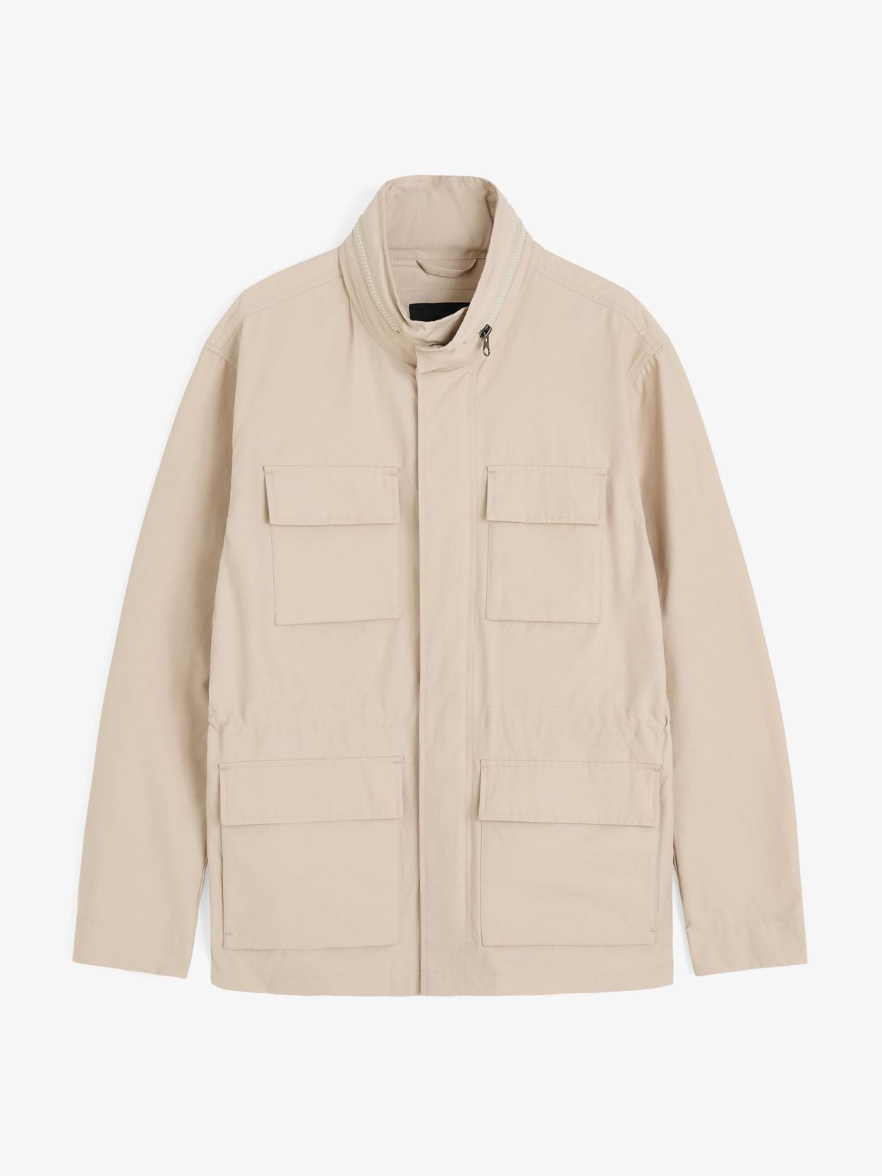 Beige Field Jacket - Cotton Mix - Buy online | John Henric