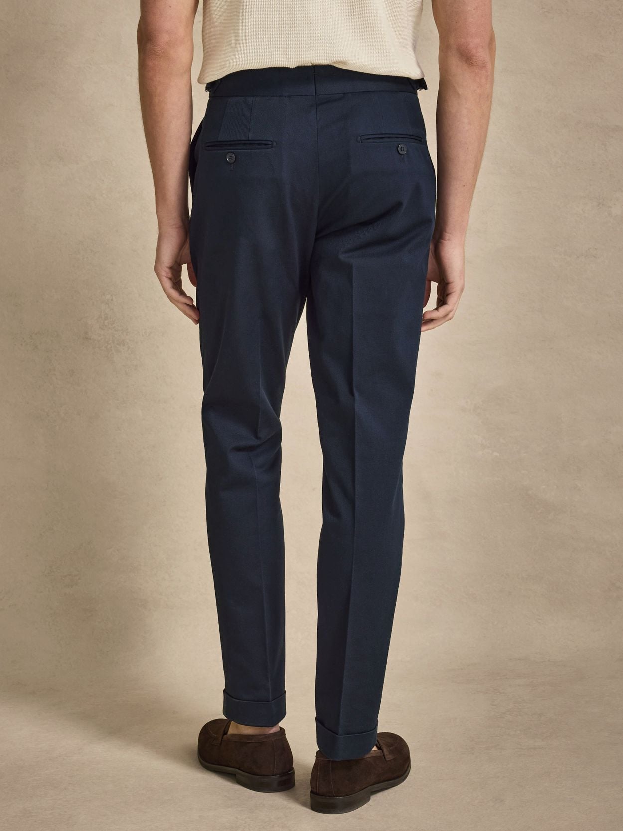 navy blue dress trousers Striped Slim Fit Navy Blue Men Pants - Wessi  Wessi