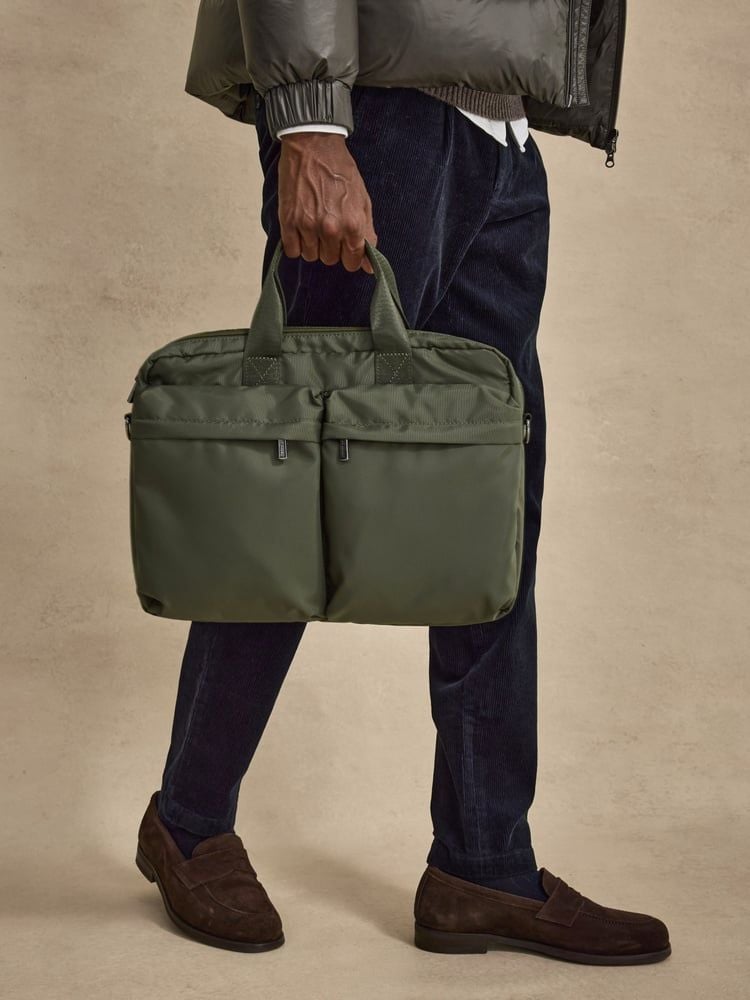 Dark Green Laptop Bag