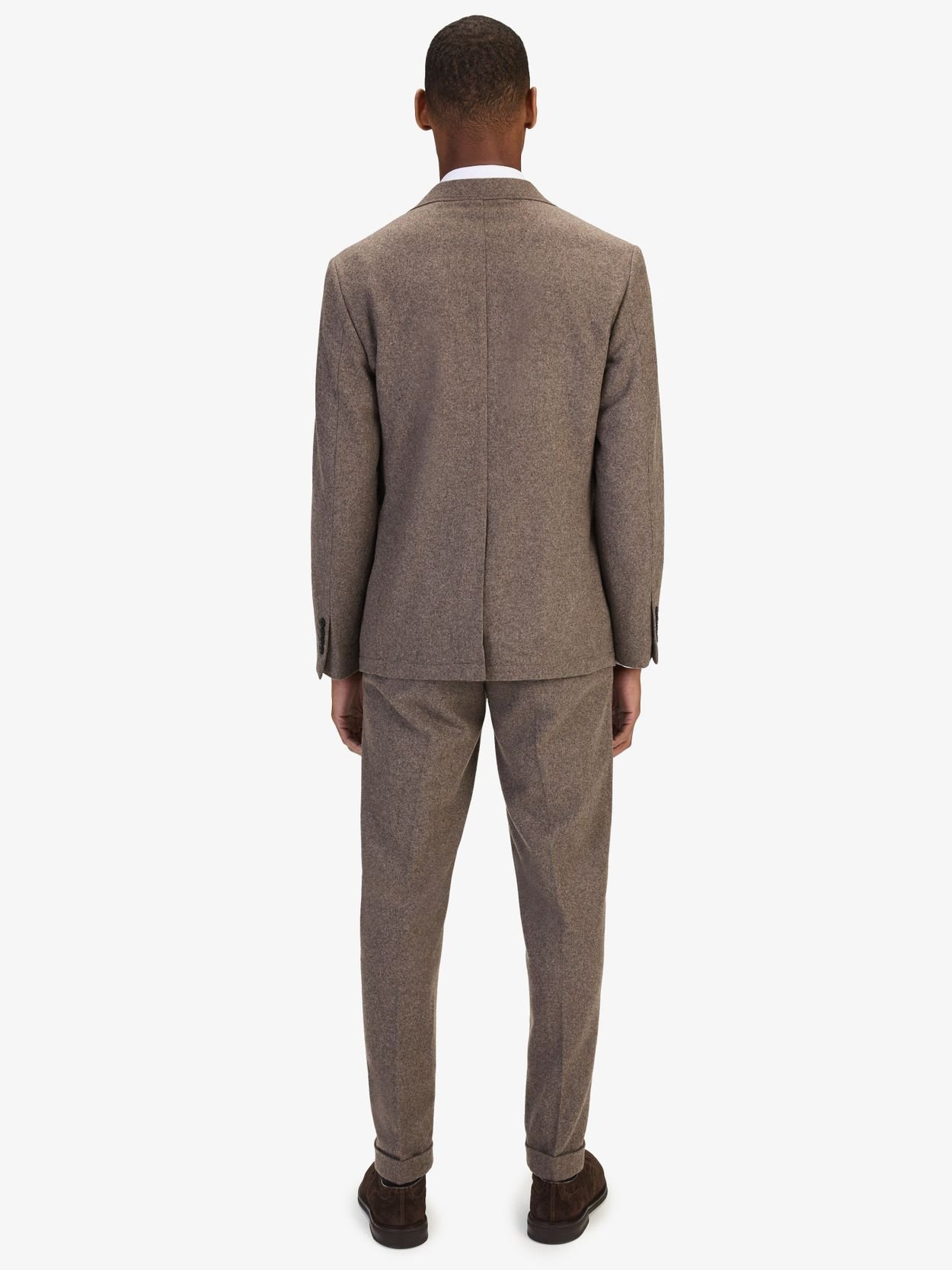 Image number 4 for product Taupe Flanell Dress