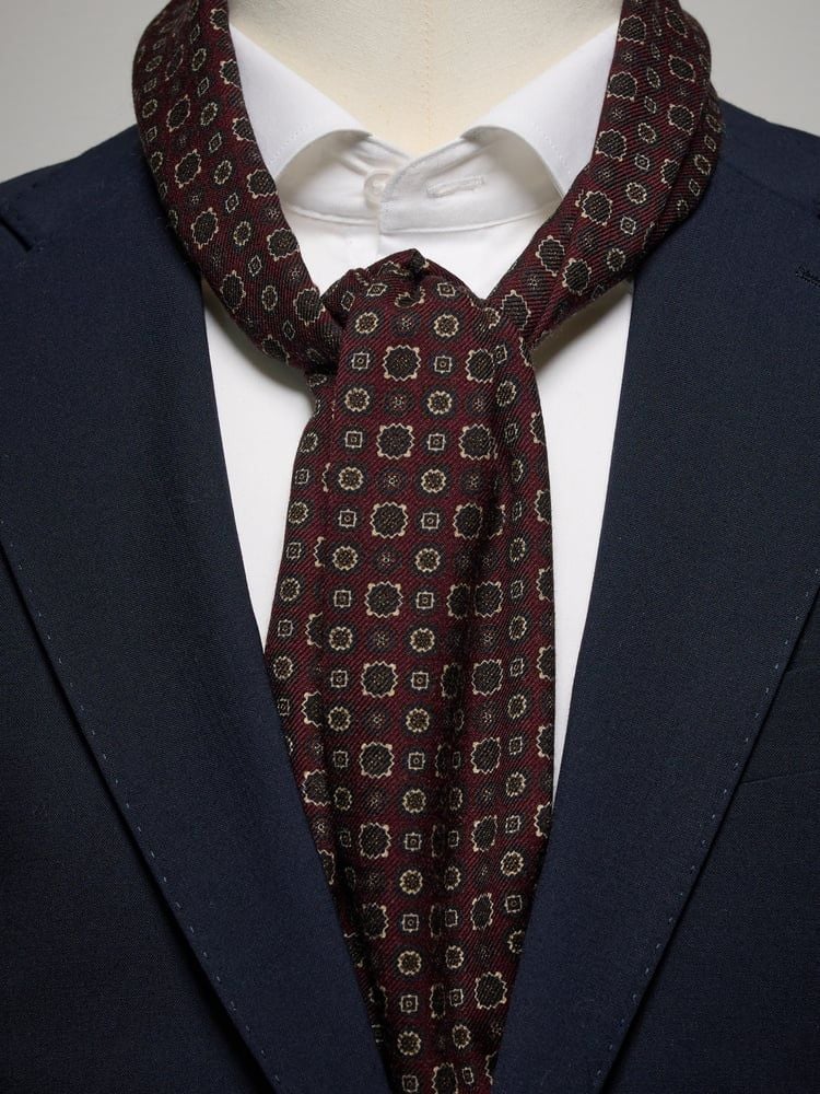 Burgundy Brown Scarf