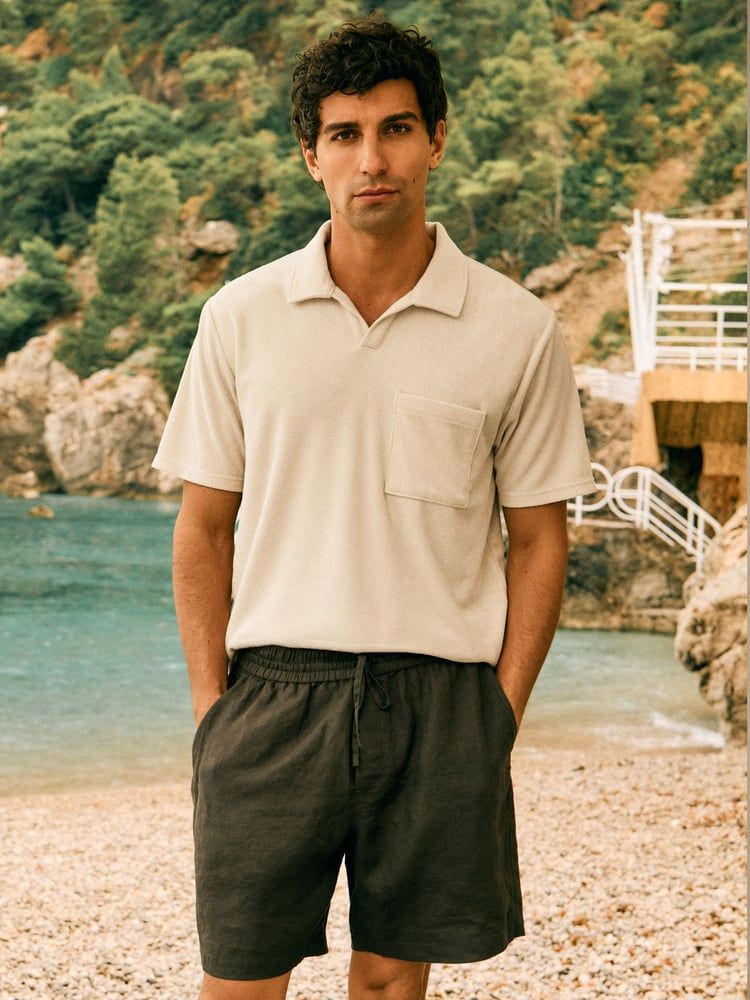 Beige Polo Shirt