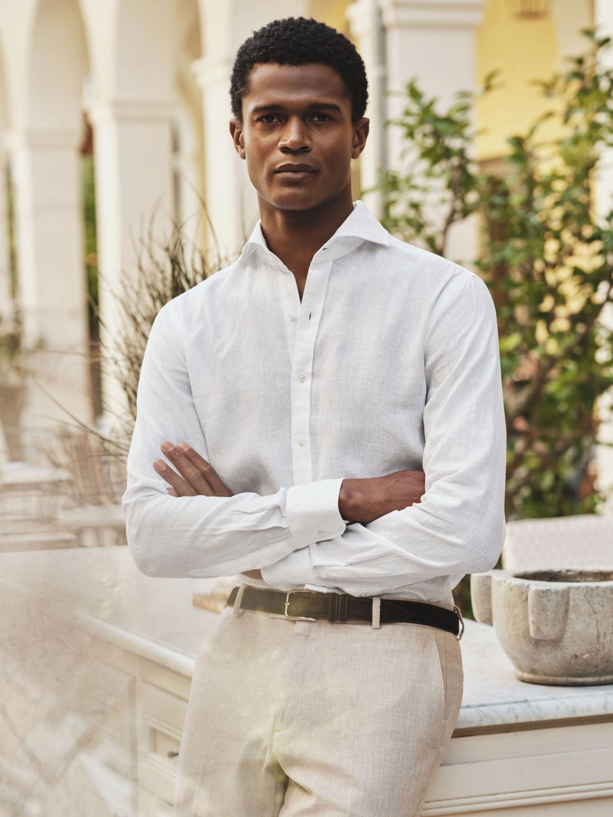mens fitted white short sleeve dress shirts The Organic Short Sleeve Oxford Shirt