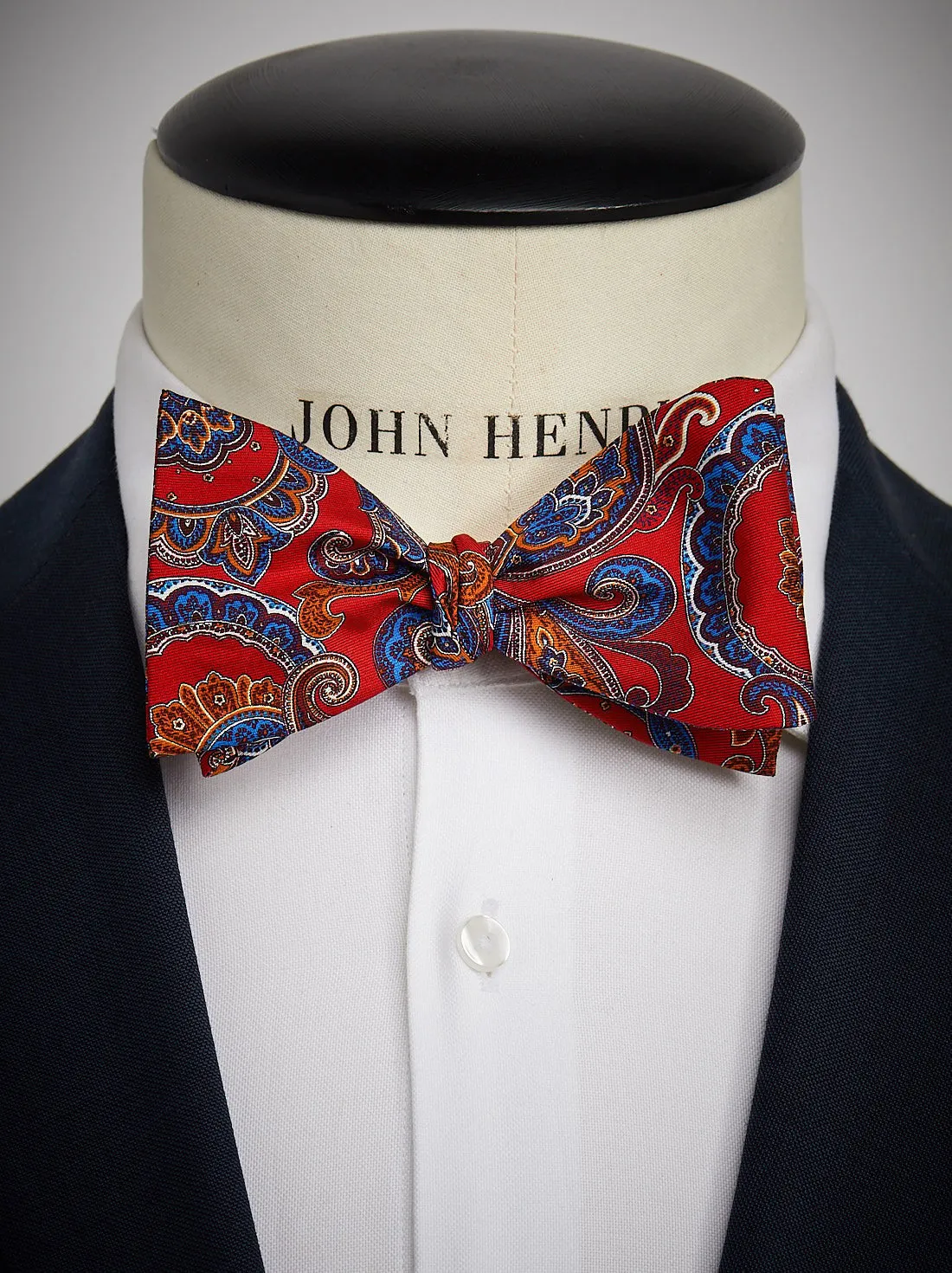 Red Bow Tie Paisley