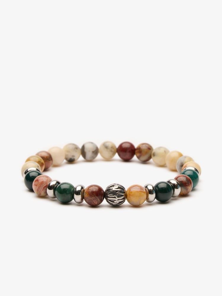 Orange Beaded Bracelet