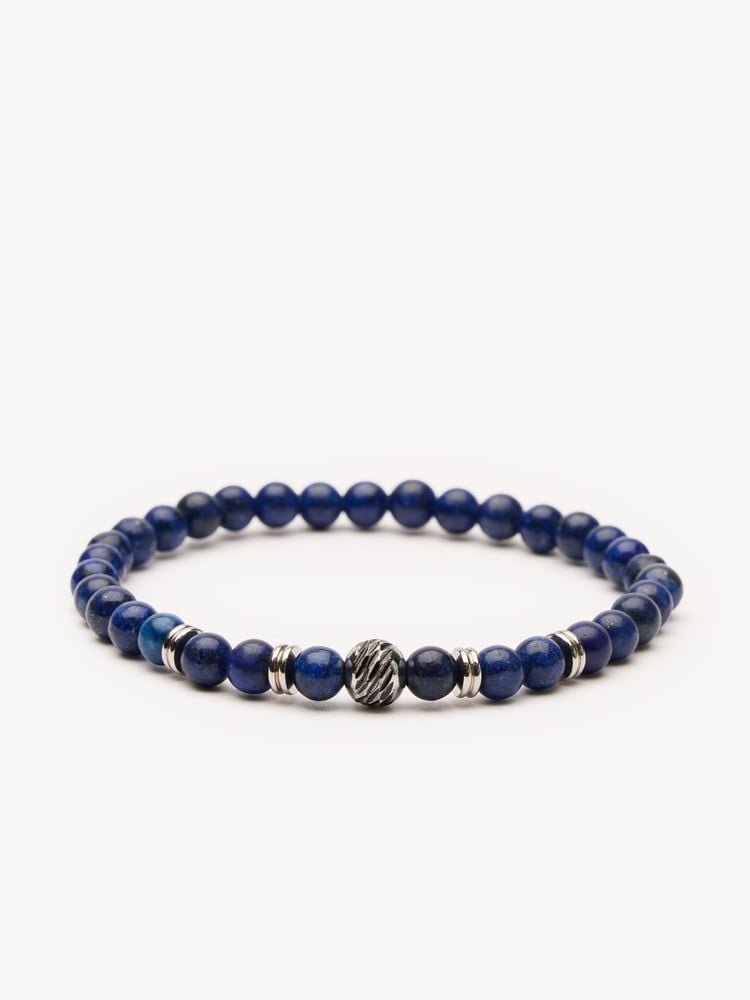Blue Beaded Bracelet