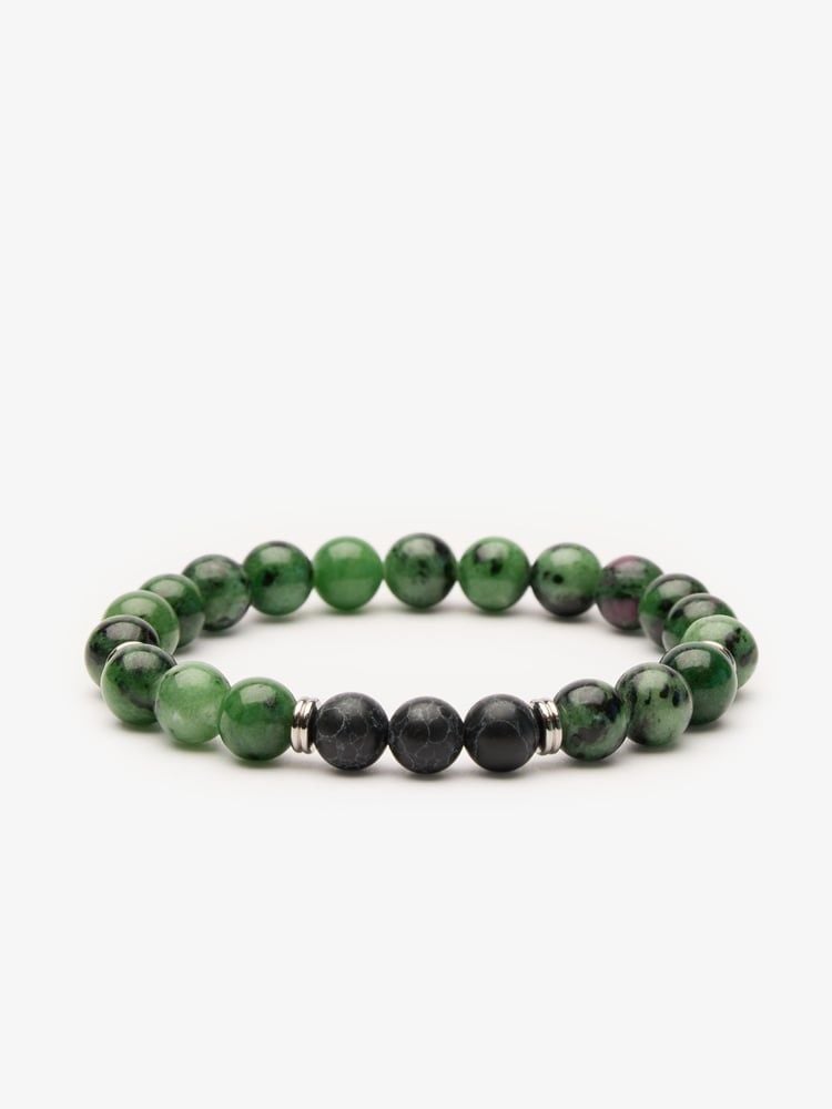 Green Beaded Bracelet