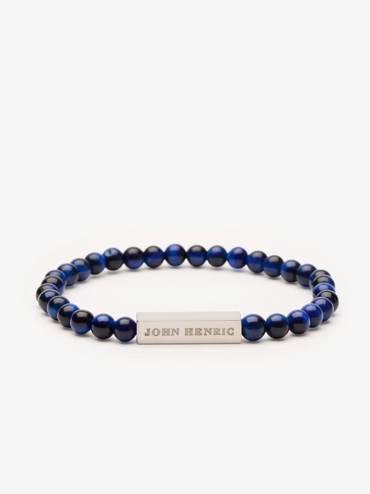 Dark Blue Beaded Bracelet