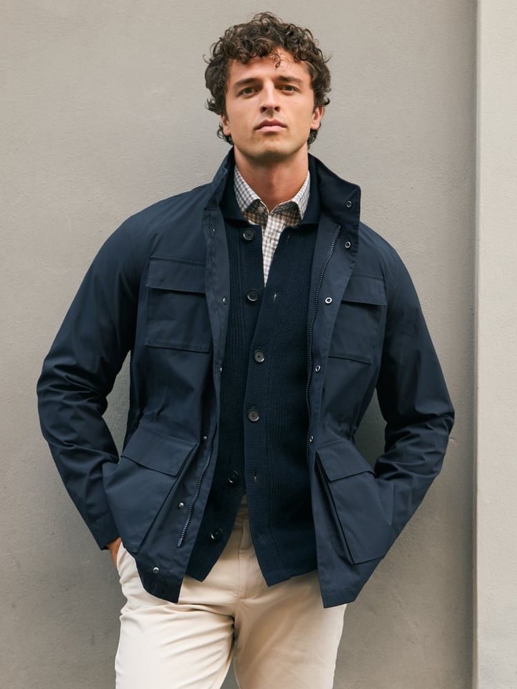 Navy Blue Field Jacket