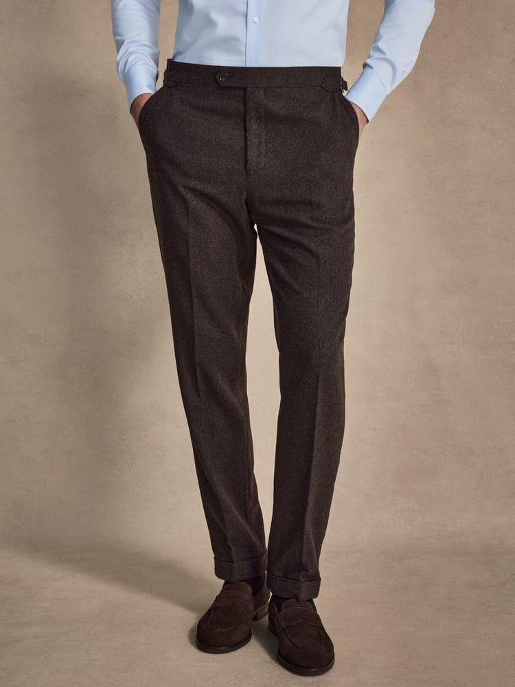 Dunkelbraune Dresshose