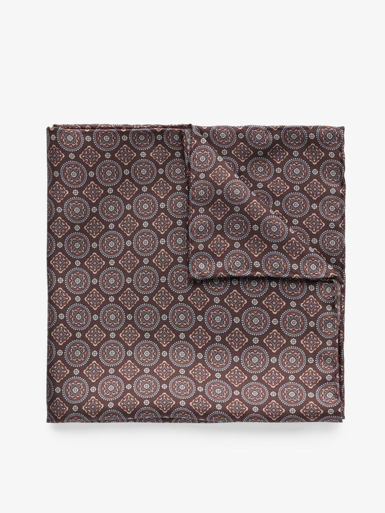 Brown Pocket Square