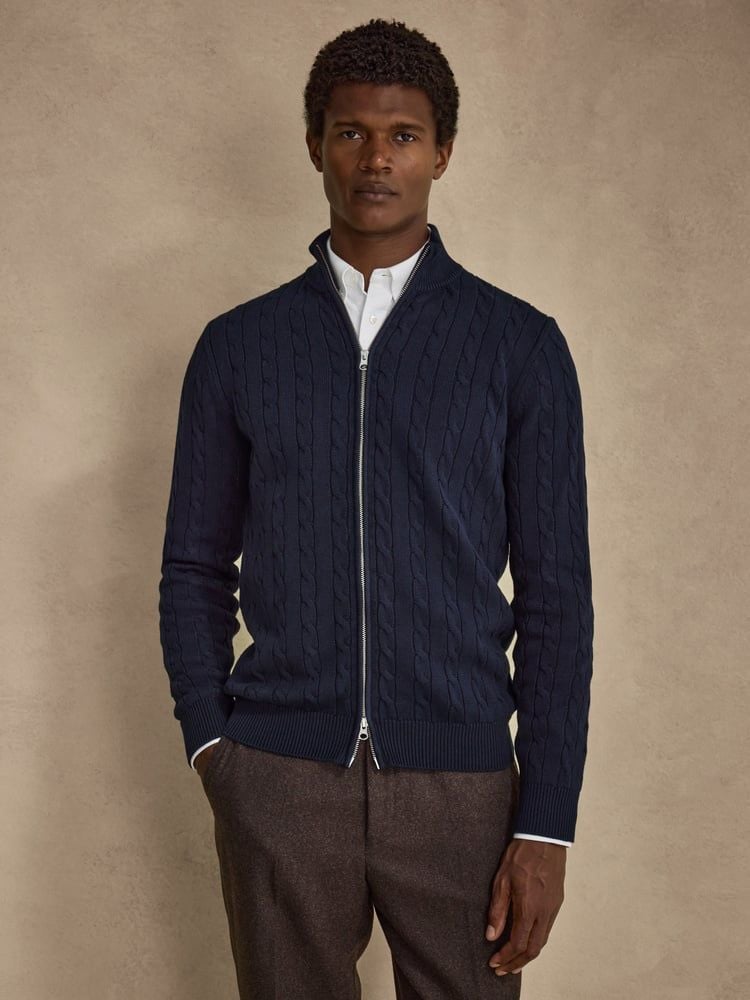 Navy Blue Cardigan
