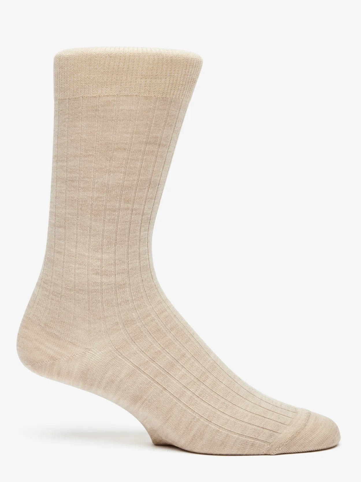 Beige Merino Sokken Elmira