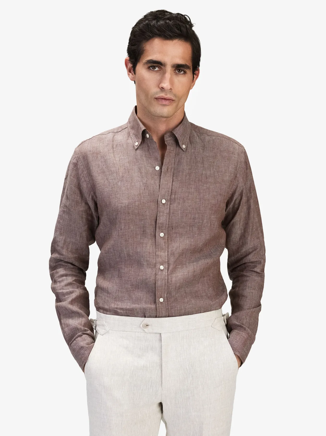 Image number 7 for product Sand Linen Suit & Shirt